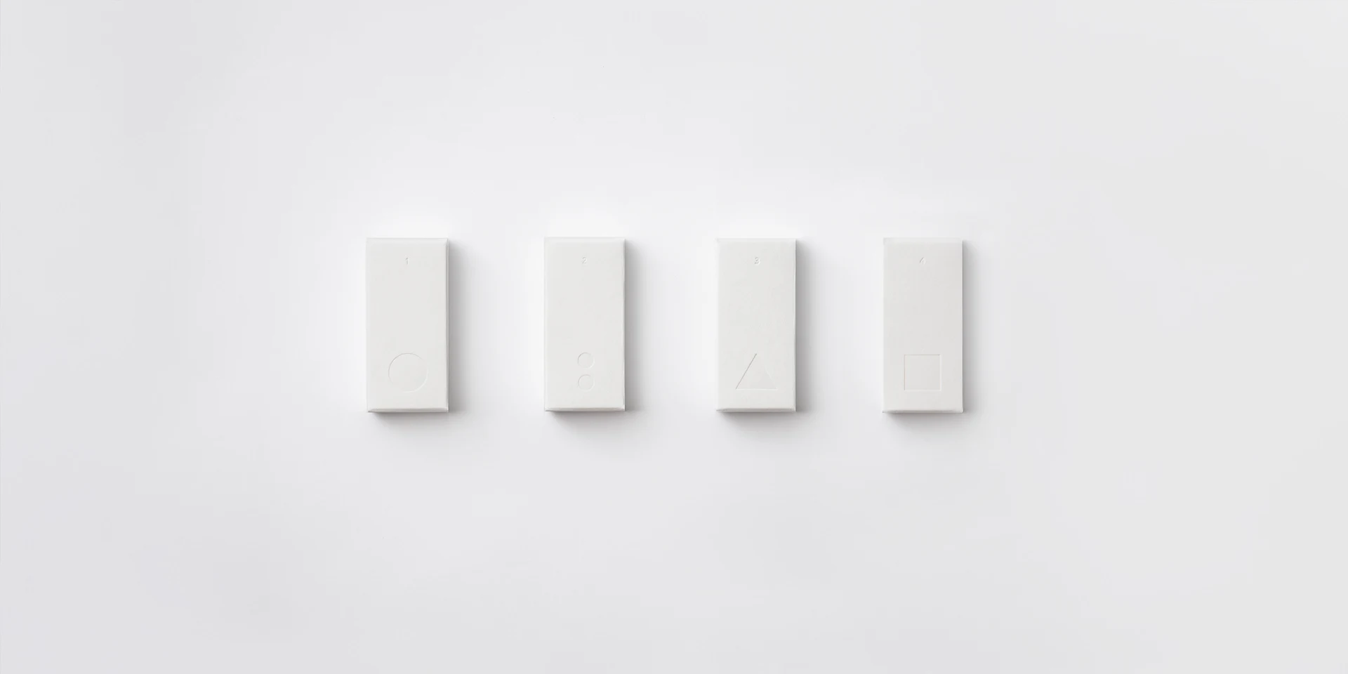 issenka — Individual white packages